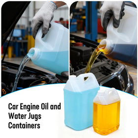 DEMORA wide-mouth 1-gallon jug for easy filling and cleaning.