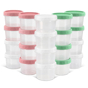 DEMORA 6 oz container with twist-on lid for leak-proof lunch storage