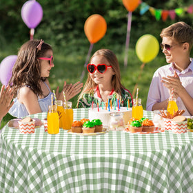 Denwiller baby shower table setup with cohesive styling.