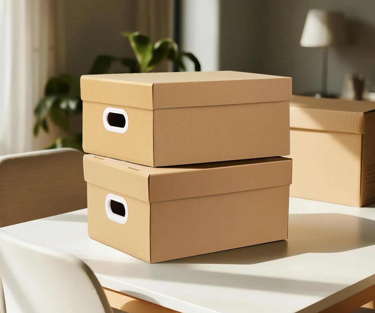 DERZIFUN stackable design saves shelf space for pantry or market use.