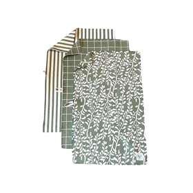 Desert Aqua double sided dish towel with stylish prints and high absorbency for spills