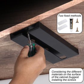 DESONAUT wine rack adhesive installation suits versatile bar and kitchen setups