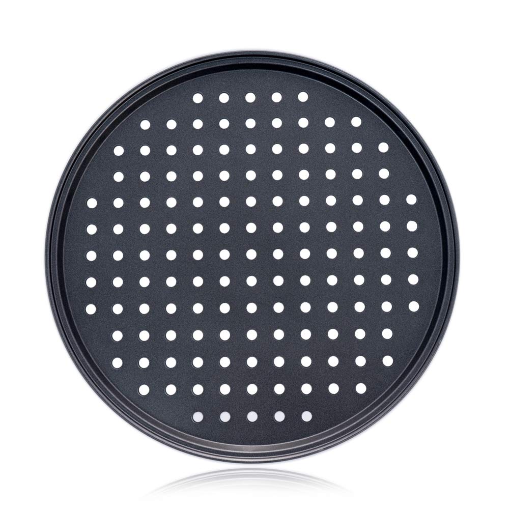 Destinymd oven-safe pizza pan up to 450F.