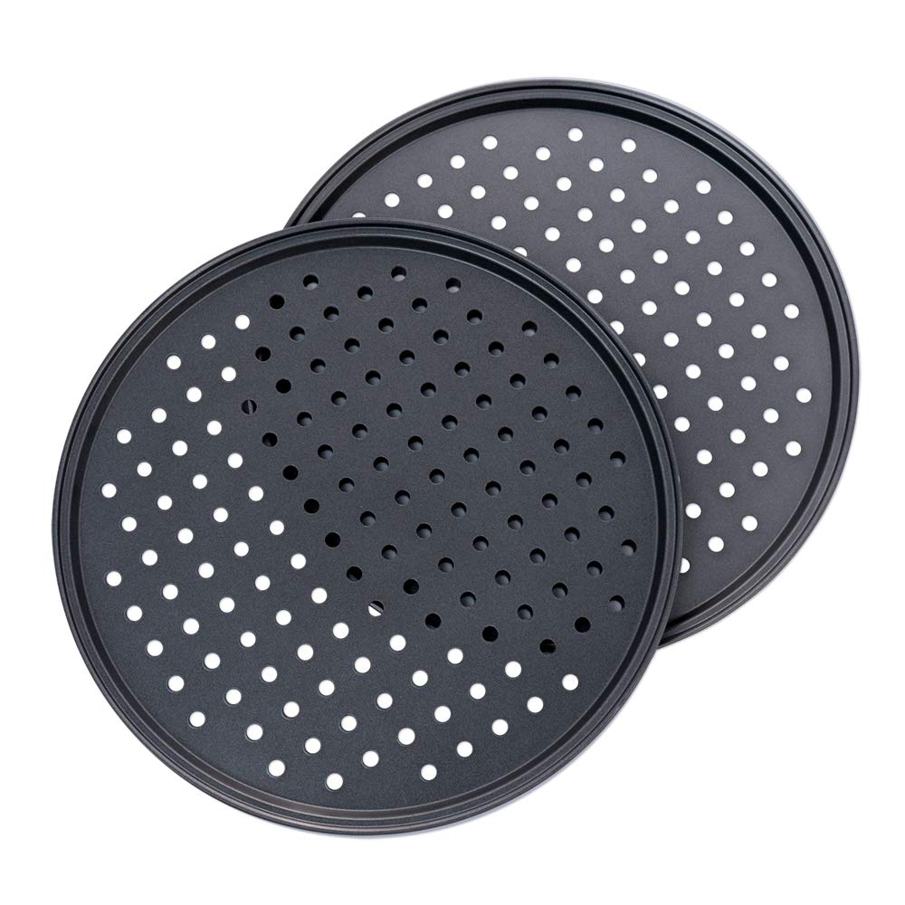 Destinymd pizza crisper set includes two pans.