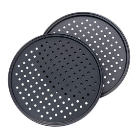 Destinymd pizza crisper set includes two pans.