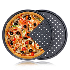 Destinymd pizza pan holes 12in for even crispy crust.