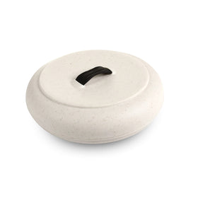 Dexas XL tortilla warmer with lid on, 9.5-inch, ideal for warming tortillas.