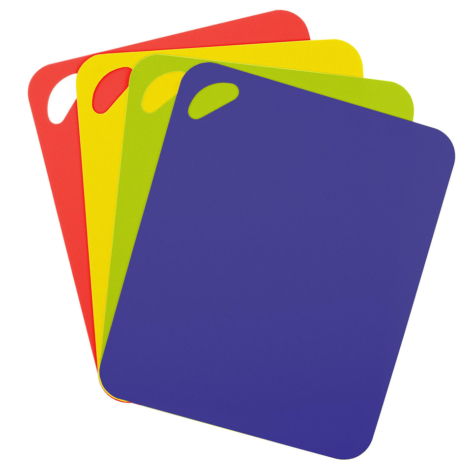 Dexas Grippmat non-slip backing keeps boards secure on counters.