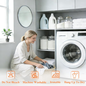 Dexbriz 10-pack keeps extra covers ready for quick table changes.