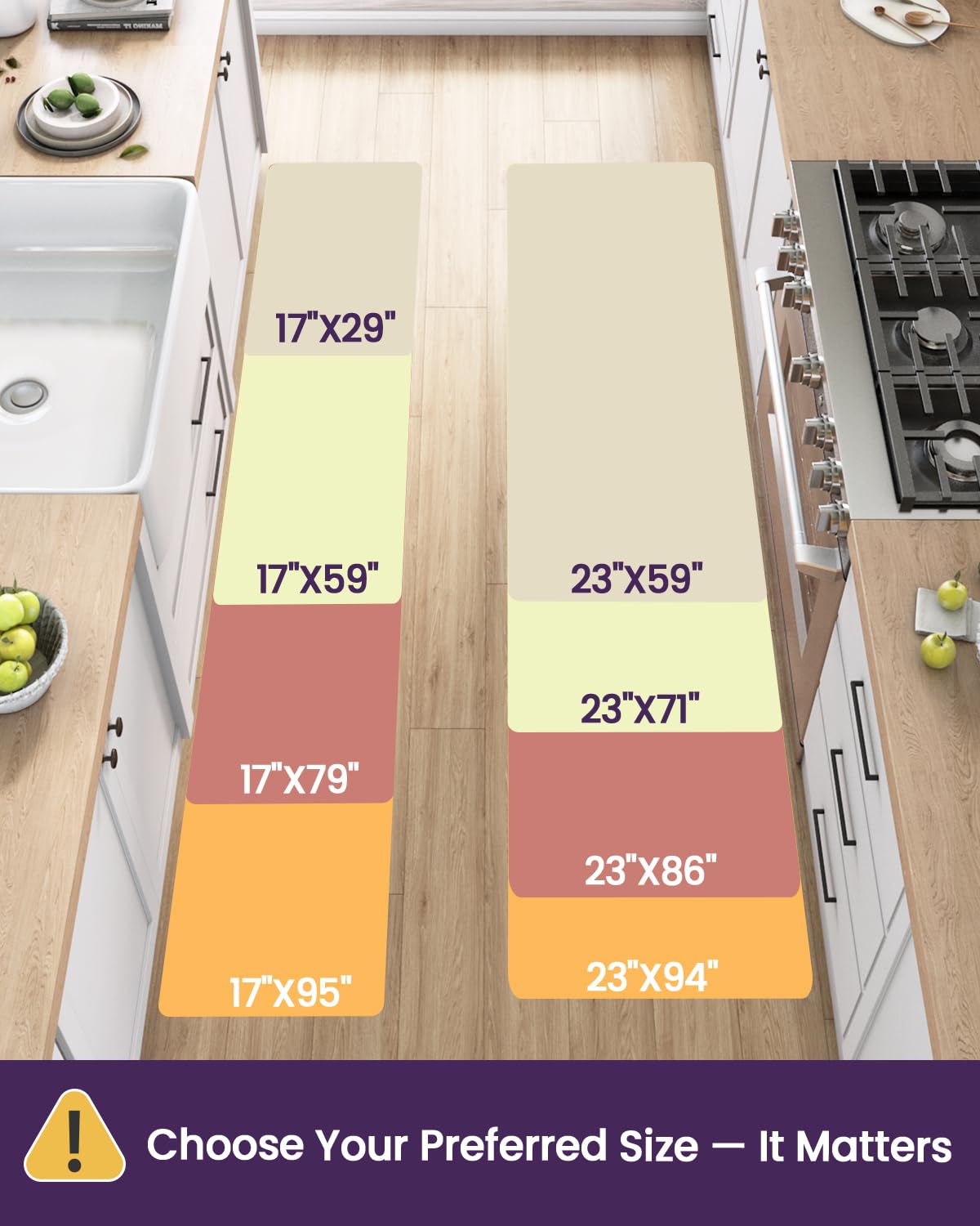DEXI memory foam mat in laundry area cushions legs during folding and sorting
