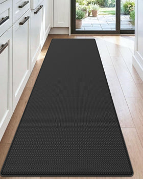 DEXI anti-fatigue mat front-sink view with memory foam comfort.