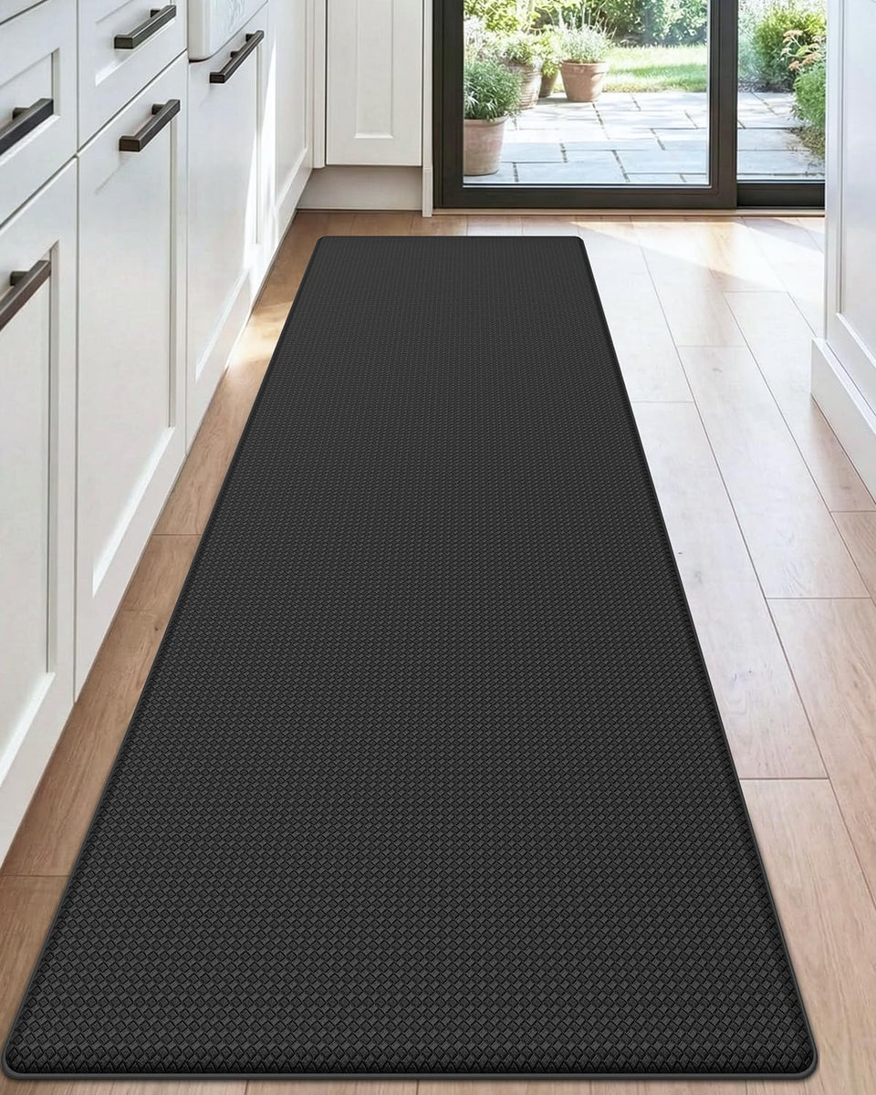 DEXI anti-fatigue mat front-sink view with memory foam comfort.