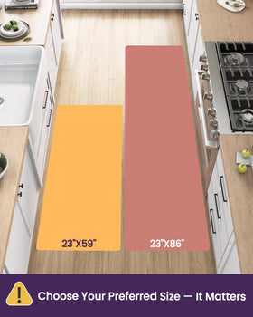DEXI memory foam kitchen mat long runner with cushioned support.