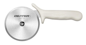 Dexter-Russell P177A-4PCP pizza wheel close-up for clean cuts on thick crusts