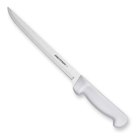 Dexter-Russell P94813 narrow fillet knife with white handle for precise filleting