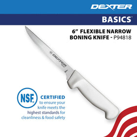 Dexter-Russell Basics 31614 blade showing stain-free steel and edge retention for busy kitchens