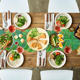 DEYIXUN indoor outdoor friendly runner for patio or banquet tables