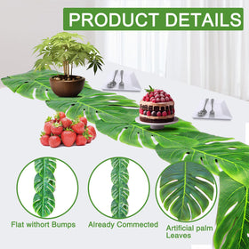 DEYIXUN tropical table decor for weddings and luaus