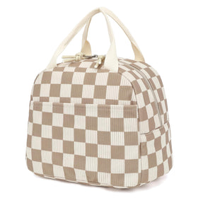 Dezcrab Corduroy Lunch Box front view: durable exterior for daily use.