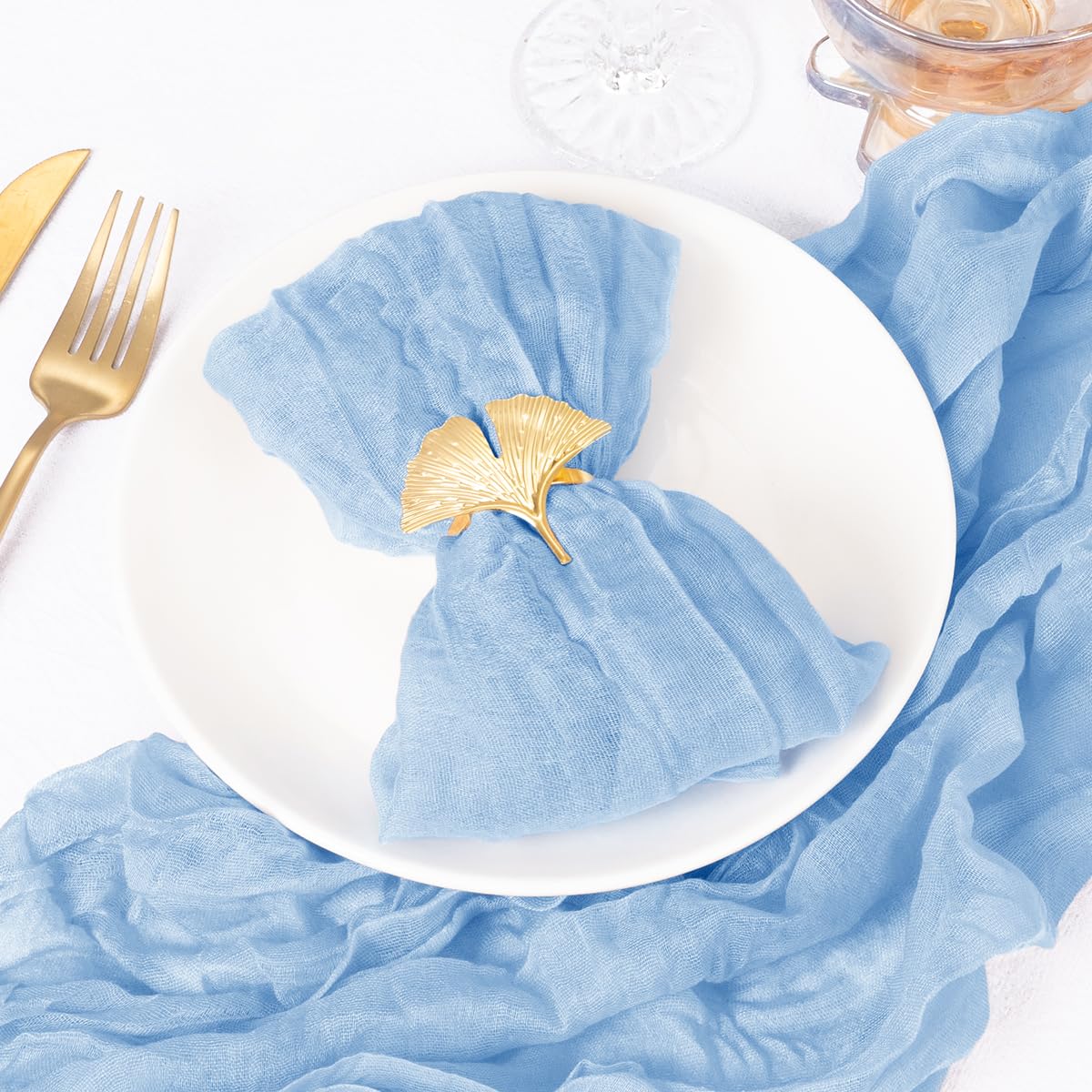 DeZerlor 50-pack cheesecloth napkins ready for large gatherings