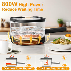 DEZIN dual-power control highlights 400W and 800W heating options