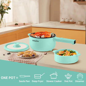 DEZIN easy-clean non-stick coating makes cleanup a breeze.