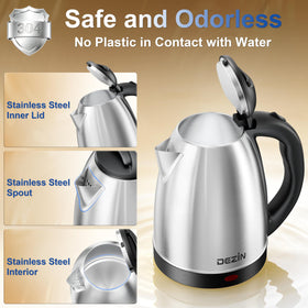 DEZIN electric kettle auto shut-off for safe use