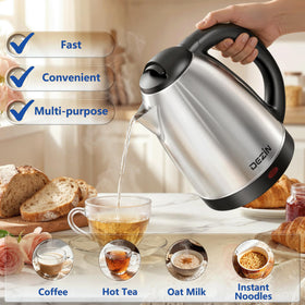 DEZIN electric kettle lift-off base for cordless pouring