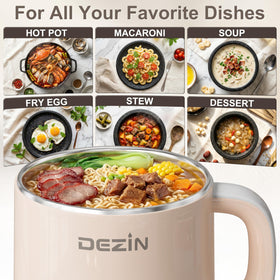 DEZIN Electric Pot versatile for soups and noodles