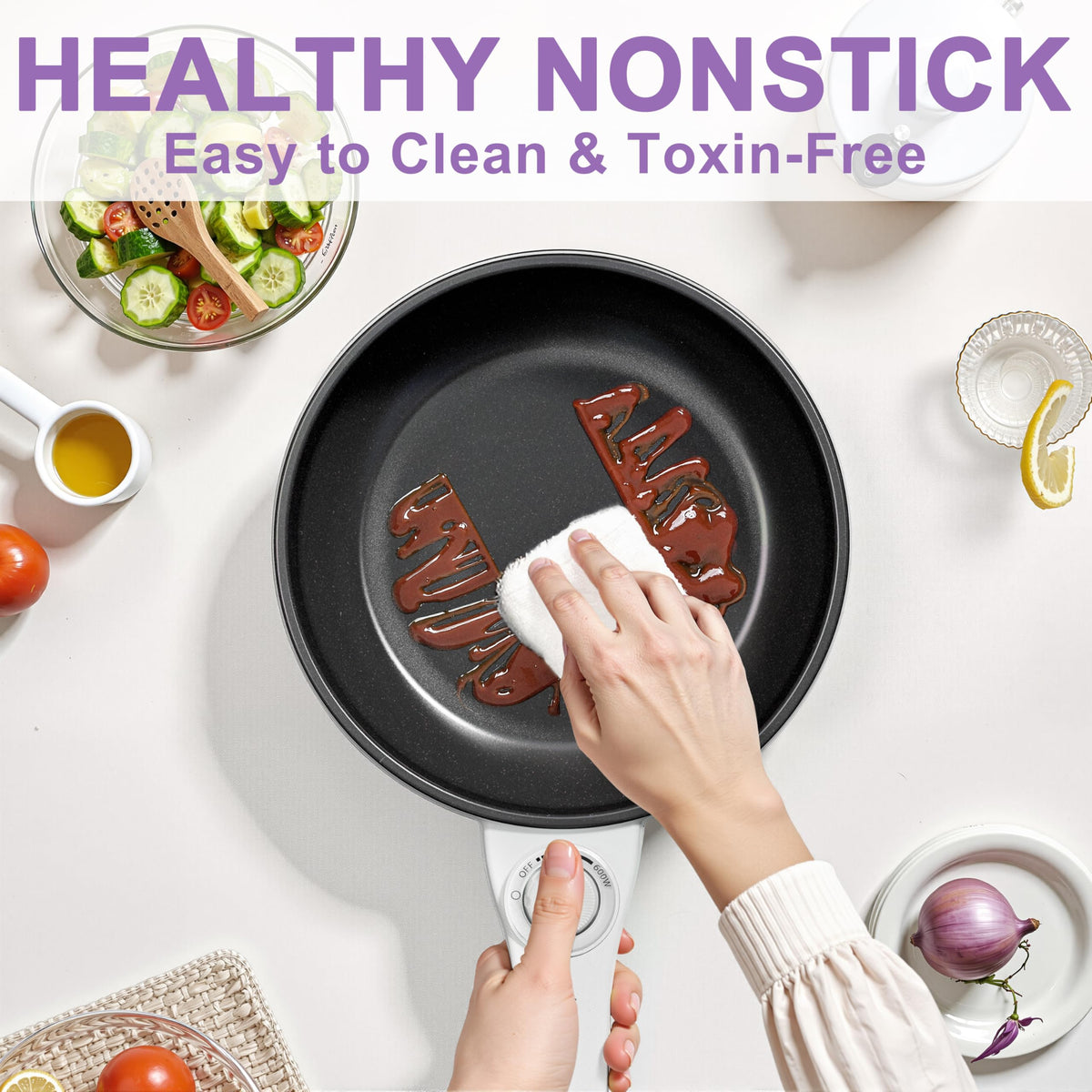 DEZIN boil-dry protection helps prevent accidents when multitasking.