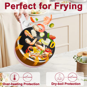 DEZIN hot pot compact 1.5L design ideal for dorm room meals.