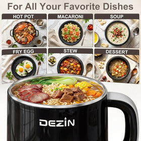 DEZIN dual power options enable efficient heating for busy mornings.