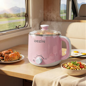 DEZIN hot pot safety design with overheat and boil-dry protection
