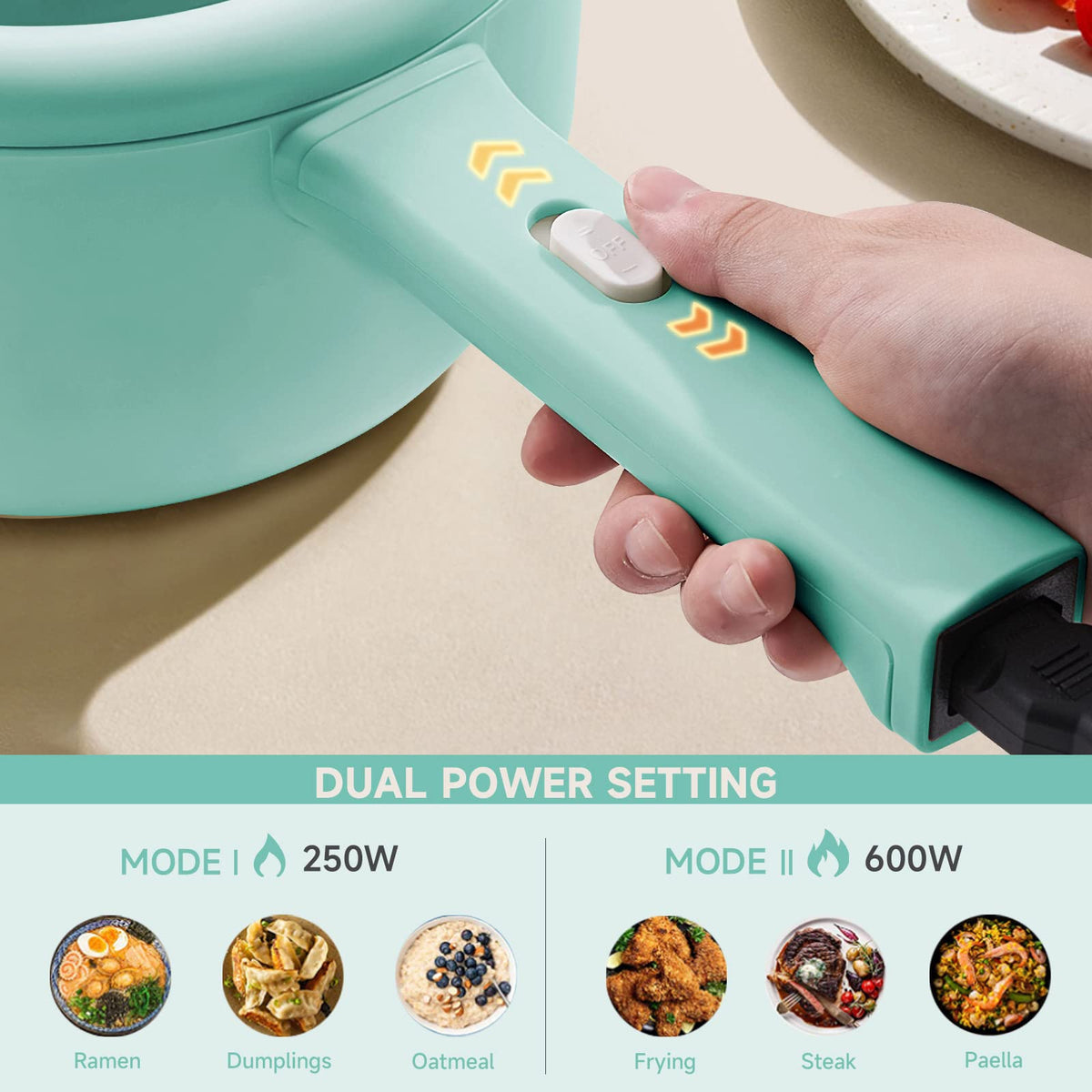 Dezin non-stick interior enables easy release and quick cleanup.