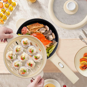 DEZIN egg rack included helps boil eggs easily.
