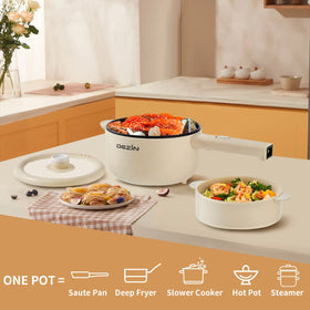 DEZIN 600W max power supports fast cooking.