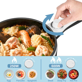 DEZIN non-stick coating reduces sticking for healthier, cleaner cooking.