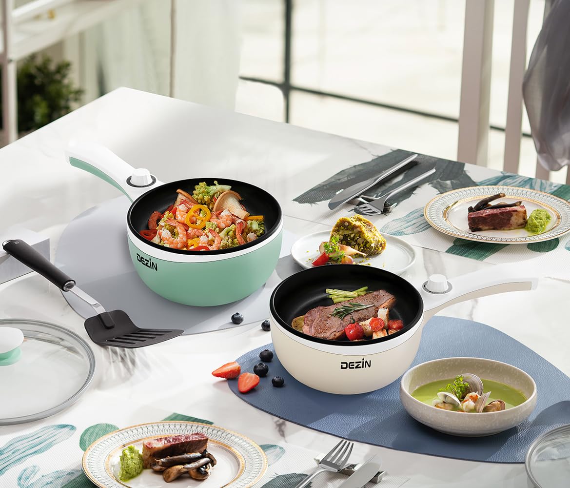DEZIN versatile pot supports noodles, steak, eggs, soups and more.