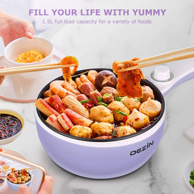 DEZIN hot pot great for noodles, eggs, fried rice, and more