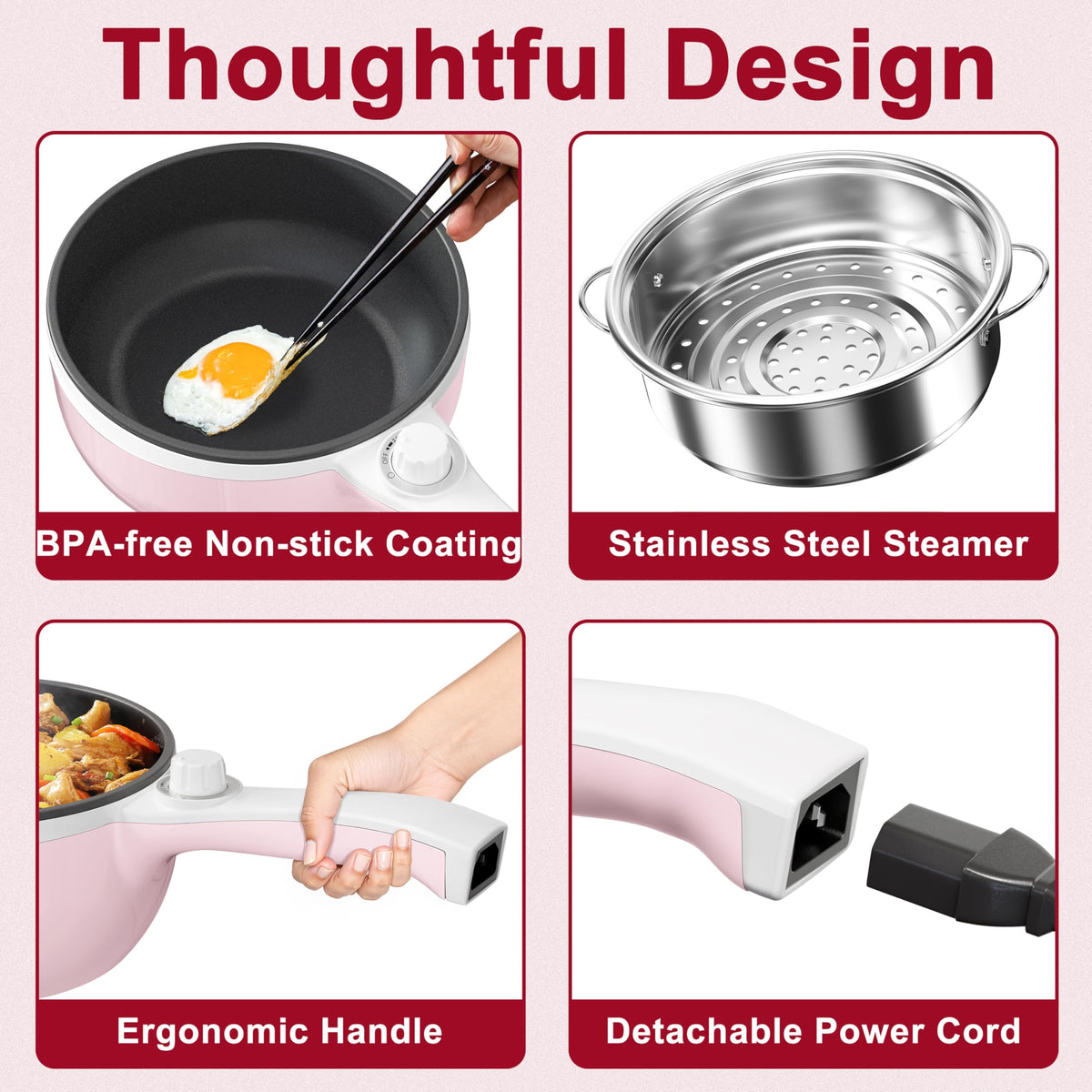 Gift-worthy DEZIN pot blends design and functionality.