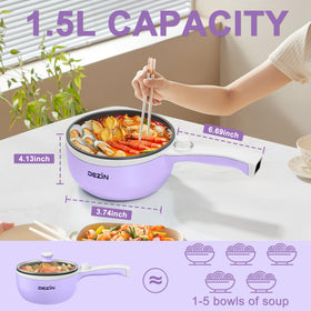DEZIN non-stick coating close-up for easier cooking and cleanup.