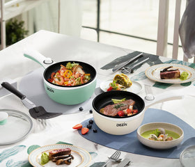 DEZIN hot pot portable cooker is ideal for dorms, apartments, or van life