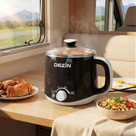 DEZIN versatile pot for ramen, dumplings, soups and oats.