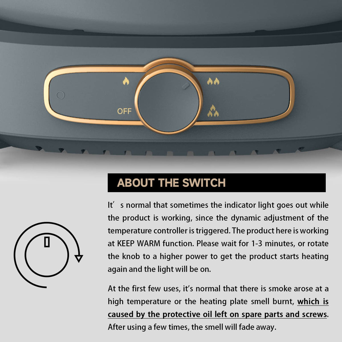 DEZIN removable 6L bowl simplifies cleaning and storage.