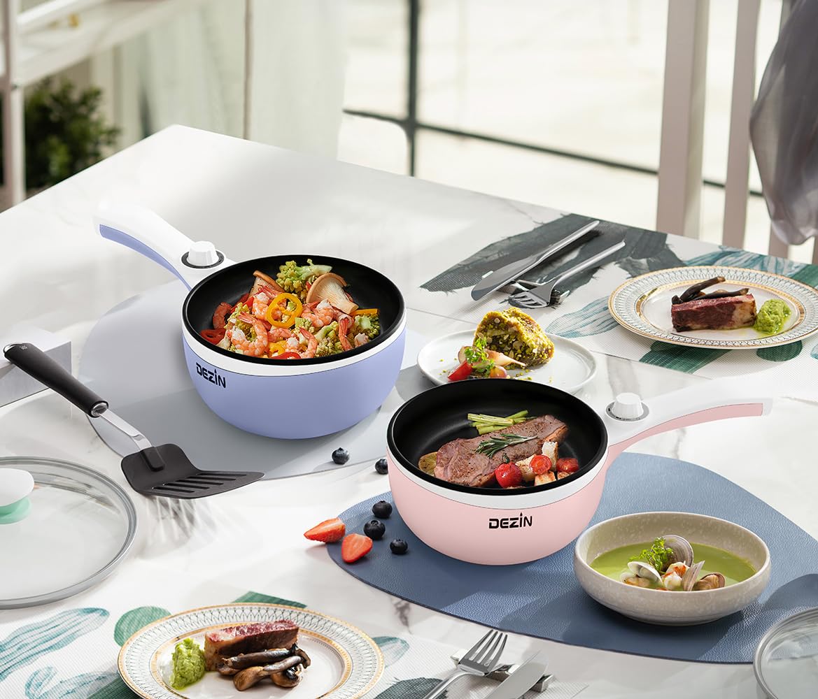 DEZIN hot pot includes silicone turner spatula as a handy gift.