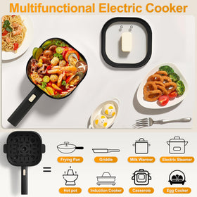 DEZIN silicone spatula included for stirring and serving