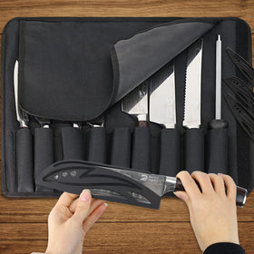Dfito high-carbon stainless blade close-up showing sharp edge