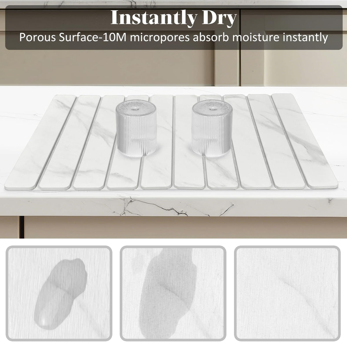 DFJKJUU coaster set protecting surfaces from spills and condensation