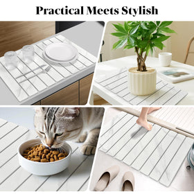 DFJKJUU countertop protection and drying mat for organized space