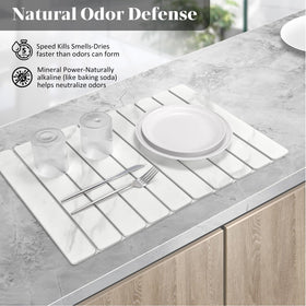 DFJKJUU foldable drying mat stowed flat for easy storage